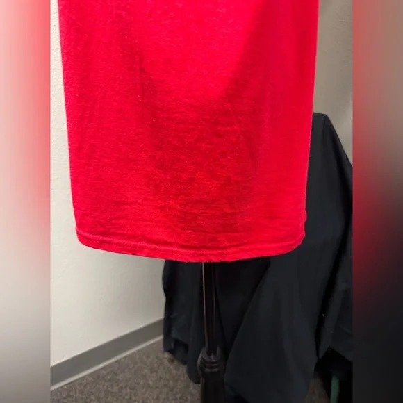 Port & Company Trendy Red Merry Christmas Y'all T-Shirt Size Large - Picture 5 of 8